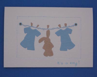 Our cards are all handmade and therefore unique so may differ slightly from 